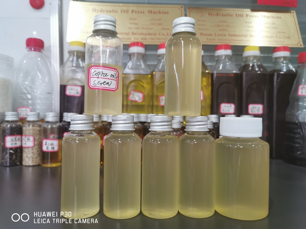 ココナッツ油はひまわり油の抽出機械をフィルター システムとの30のKw押した